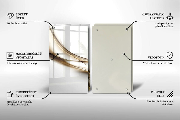 Chopping board Mild abstraction lines