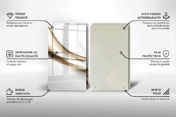 Chopping board Mild abstraction lines