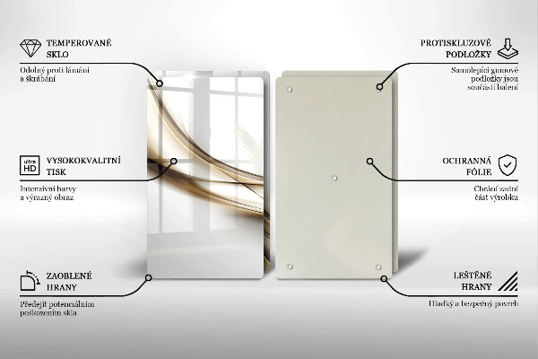 Chopping board Mild abstraction lines