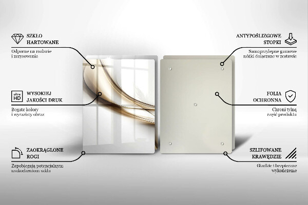 Chopping board Mild abstraction lines