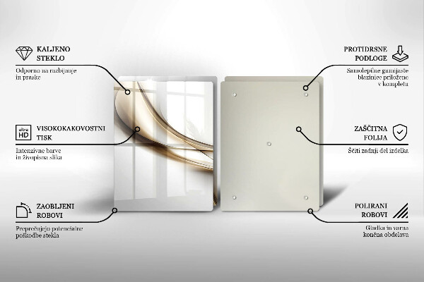 Chopping board Mild abstraction lines