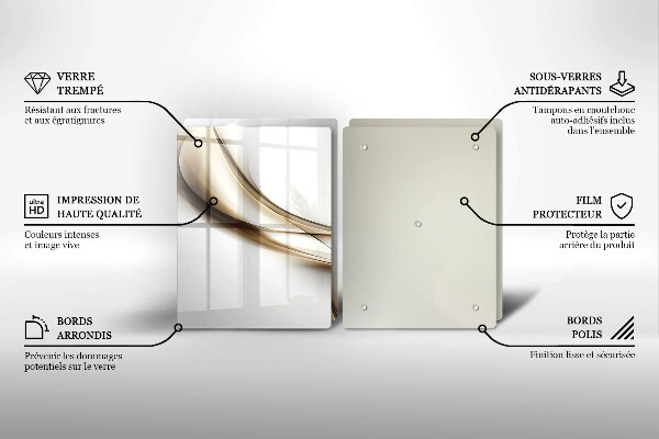 Chopping board Mild abstraction lines