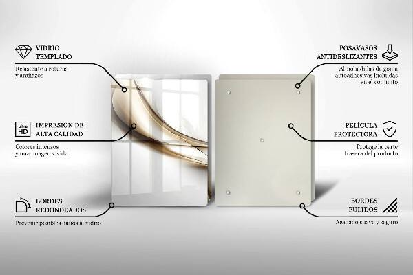 Chopping board Mild abstraction lines