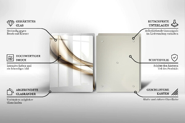 Chopping board Mild abstraction lines