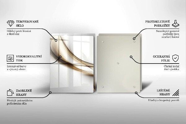 Chopping board Mild abstraction lines