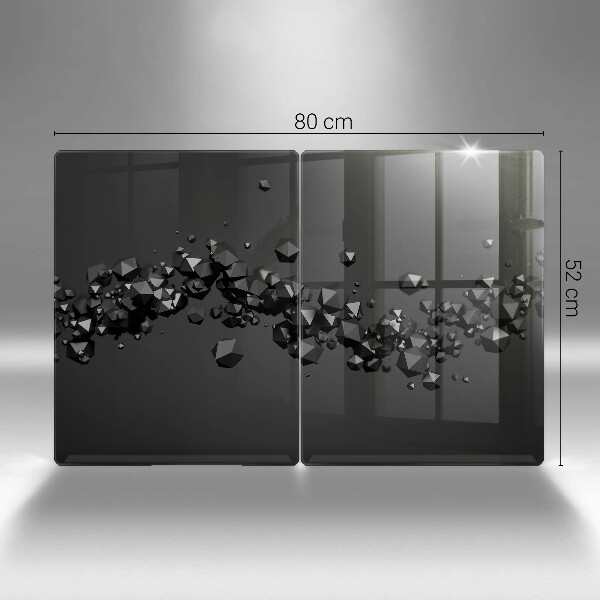 Chopping board 3D shapes abstraction