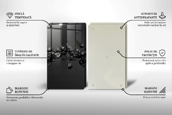 Chopping board 3D shapes abstraction