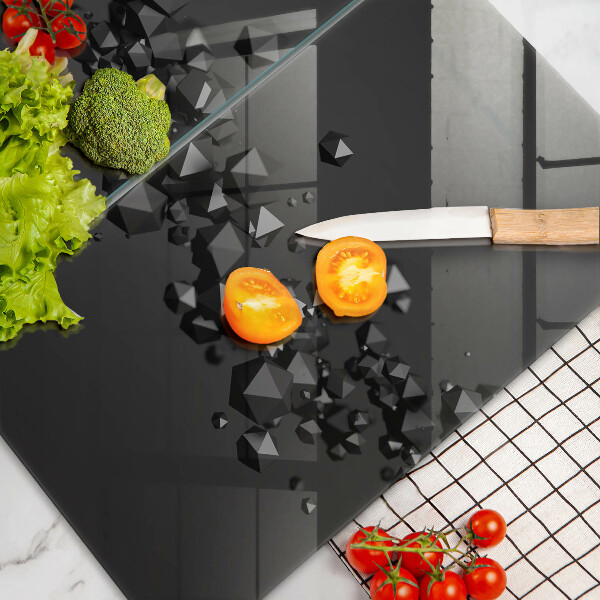 Chopping board 3D shapes abstraction