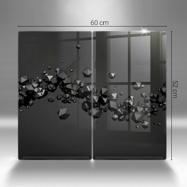 Chopping board 3D shapes abstraction