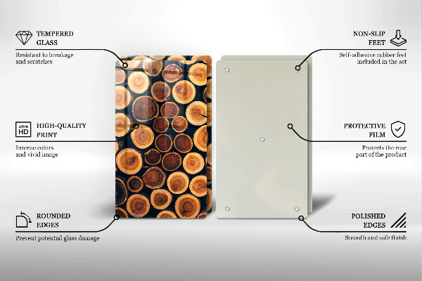 Chopping board Wooden stumps of trees