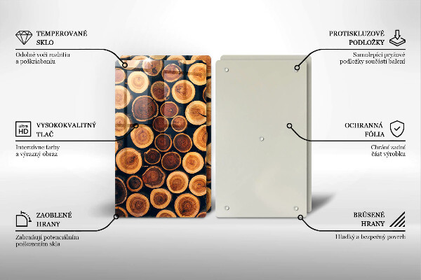 Chopping board Wooden stumps of trees