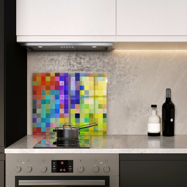 Chopping board Colorful squares pixels