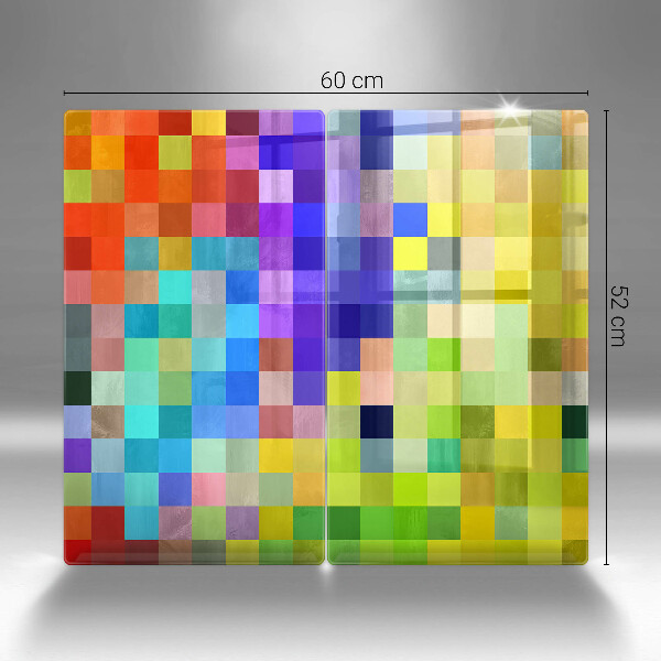 Chopping board Colorful squares pixels