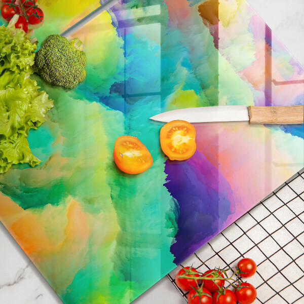 Chopping board Colorful abstraction
