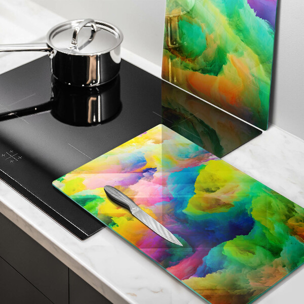 Chopping board Colorful abstraction