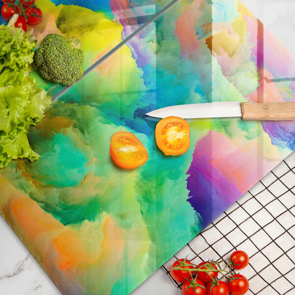 Chopping board Colorful abstraction