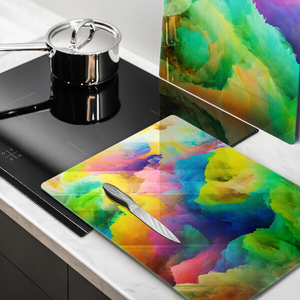 Chopping board Colorful abstraction