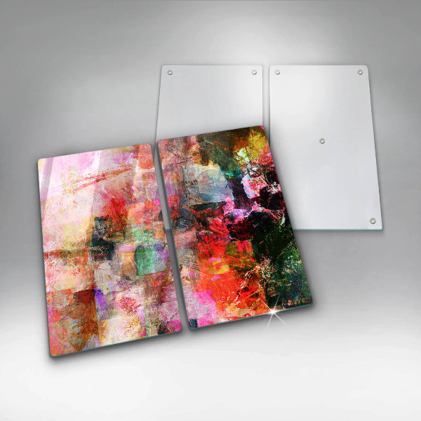 Chopping board Paint abstraction