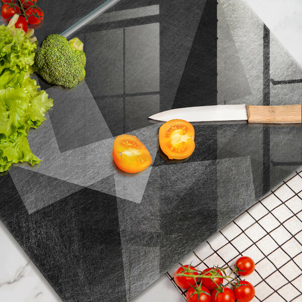 Chopping board Geometric abstraction