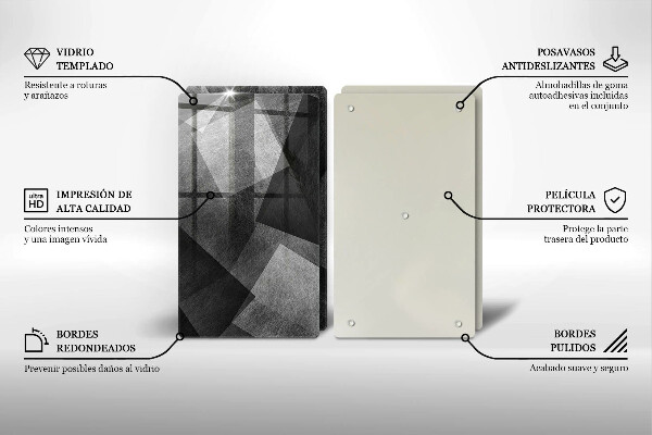 Chopping board Geometric abstraction