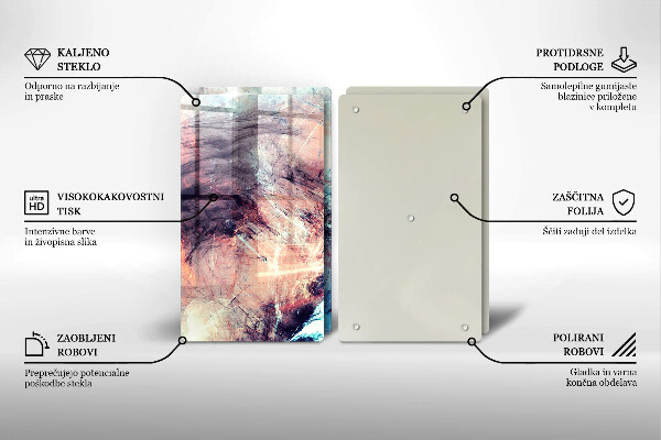 Chopping board Painted abstraction