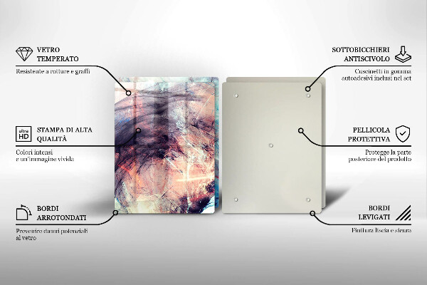 Chopping board Painted abstraction