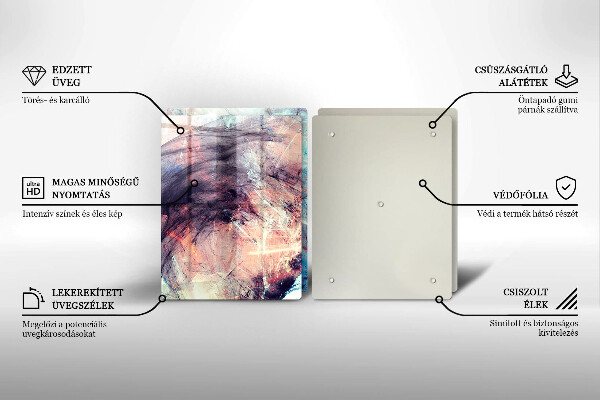 Chopping board Painted abstraction