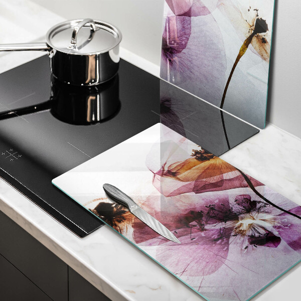Chopping board Delicate flowers
