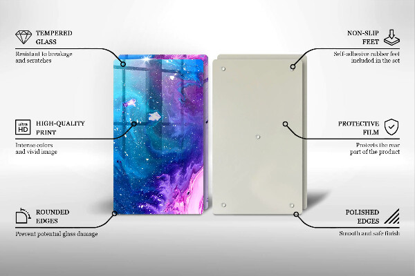 Chopping board Abstraction ink