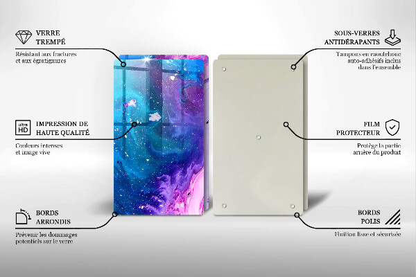 Chopping board Abstraction ink