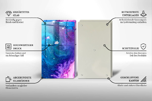 Chopping board Abstraction ink