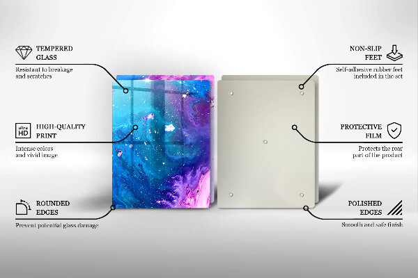 Chopping board Abstraction ink