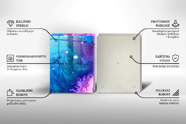 Chopping board Abstraction ink