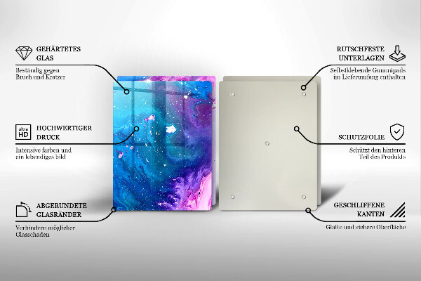 Chopping board Abstraction ink