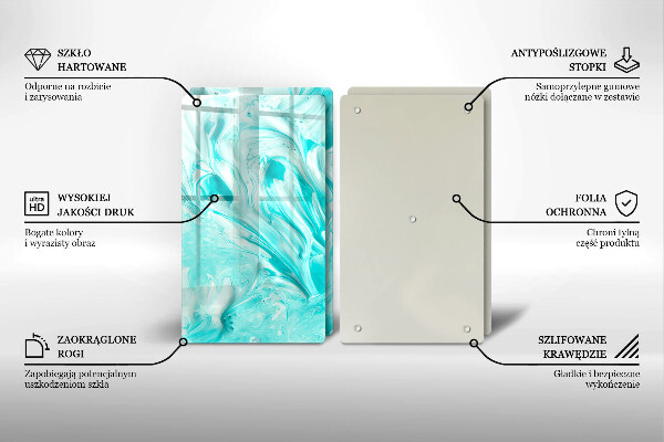 Chopping board Paints abstraction