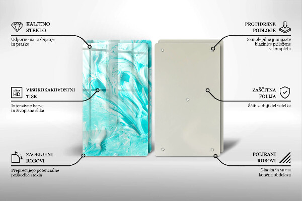 Chopping board Paints abstraction