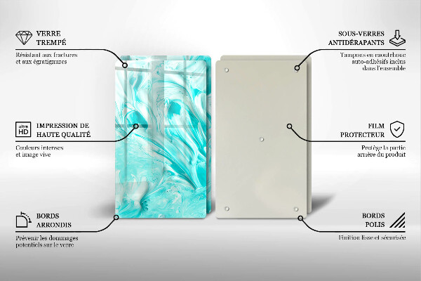 Chopping board Paints abstraction