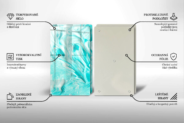 Chopping board Paints abstraction