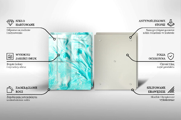 Chopping board Paints abstraction