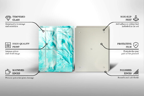 Chopping board Paints abstraction