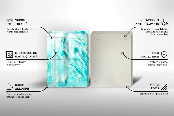 Chopping board Paints abstraction