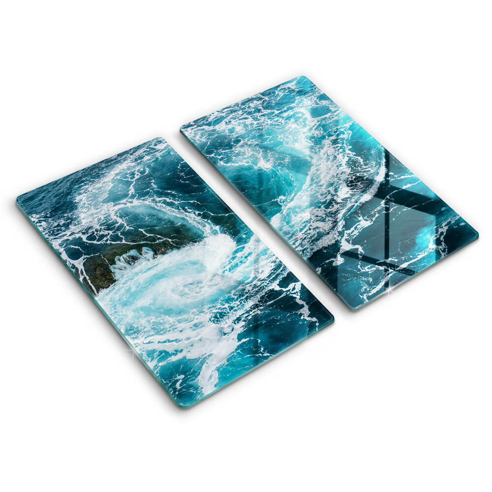 Chopping board Foamed water waves