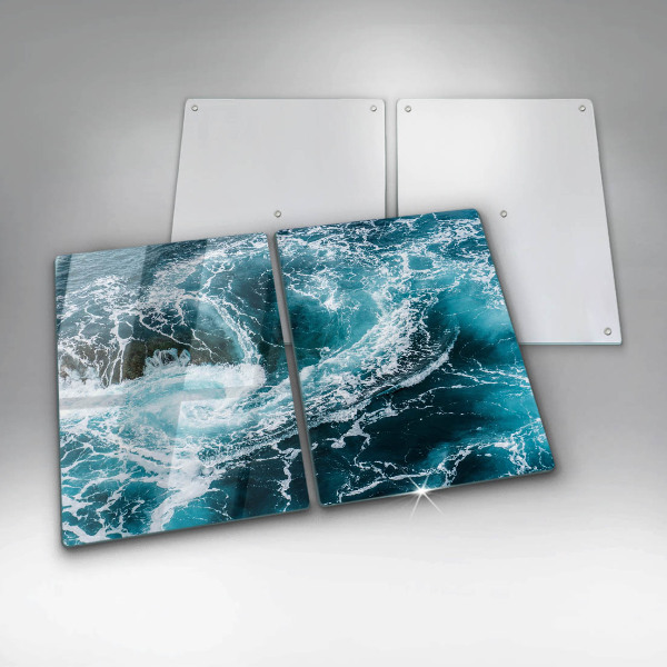 Chopping board Foamed water waves