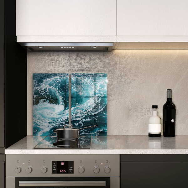 Chopping board Foamed water waves