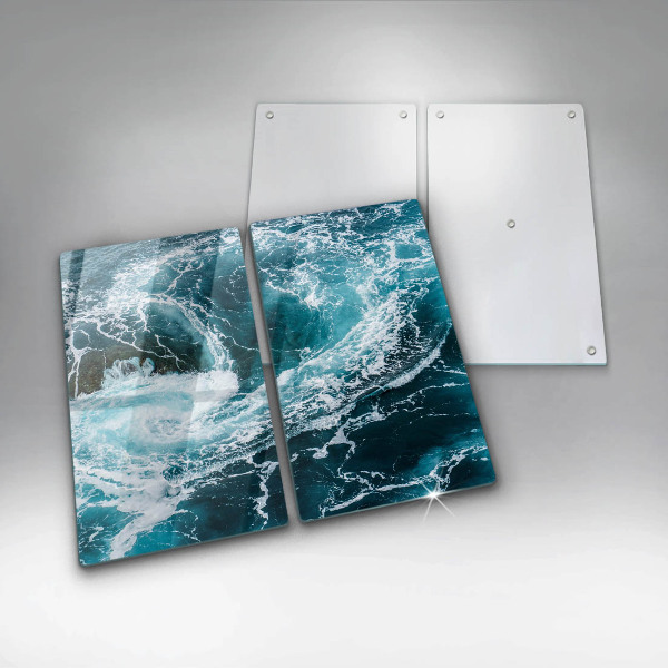 Chopping board Foamed water waves