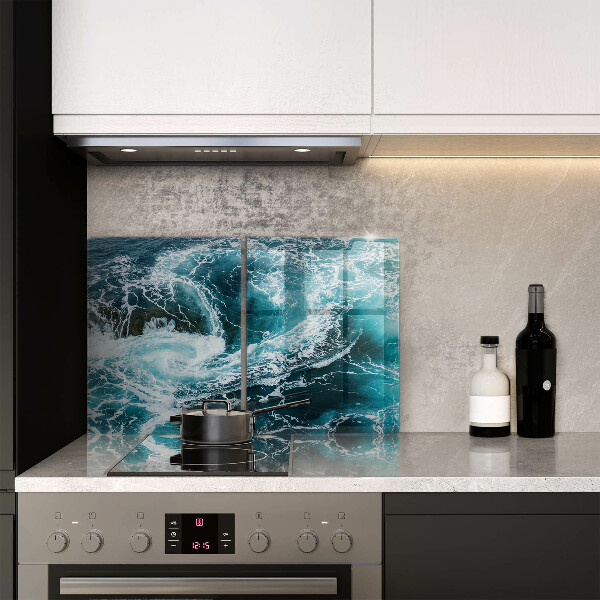 Chopping board Foamed water waves