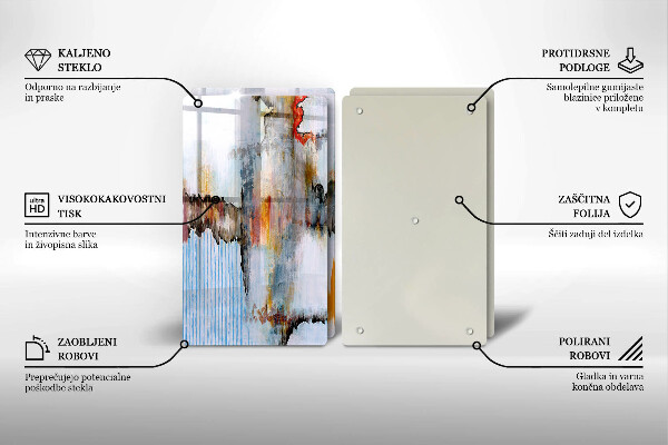 Chopping board Paints abstraction