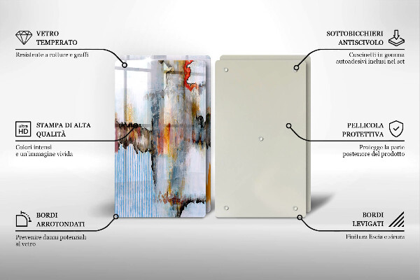 Chopping board Paints abstraction