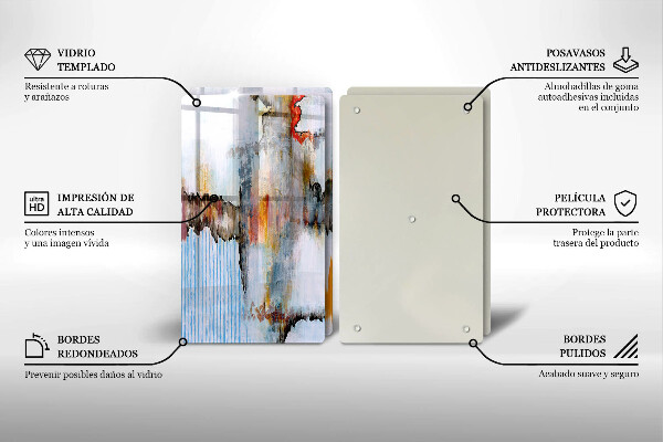 Chopping board Paints abstraction