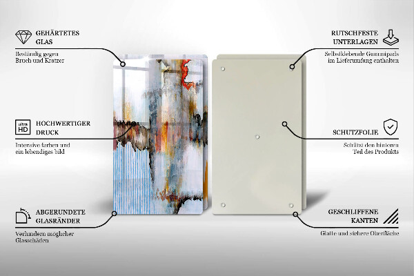 Chopping board Paints abstraction